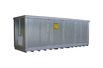 Container stoccaggio cisternette a pavimento in...