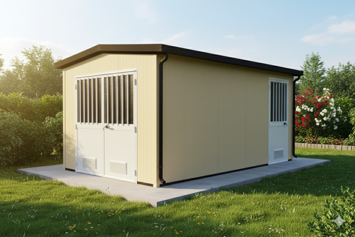 Box WEB con porta a due battenti
